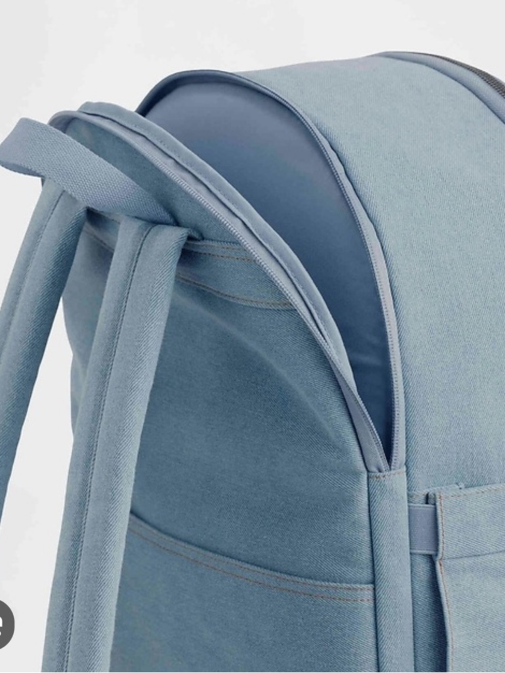 NWT Gap x Beis Collaboration Denim Backpack - Picture 9 of 16